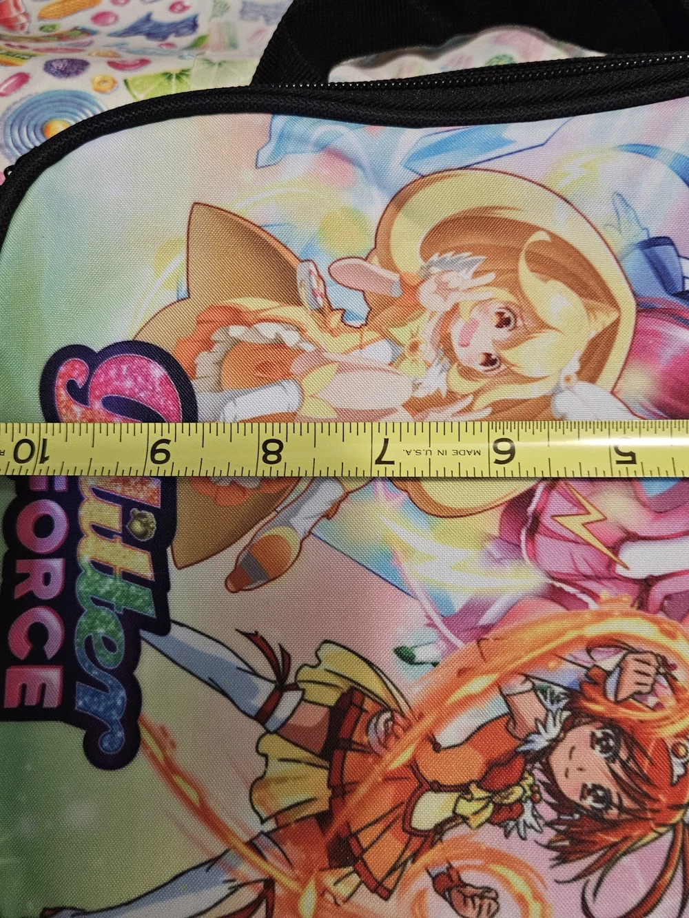 Glitter Force Back Pack With Matching Lunch Bag and Pencil case